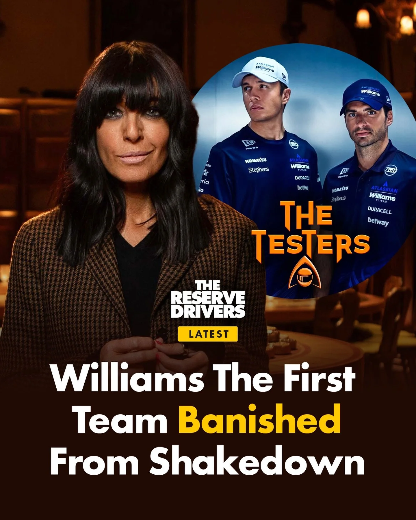 &ldquo;You have added 2,000 pounds to the cost cap!&rdquo; Claudia said, wearing flo-vis eyeliner