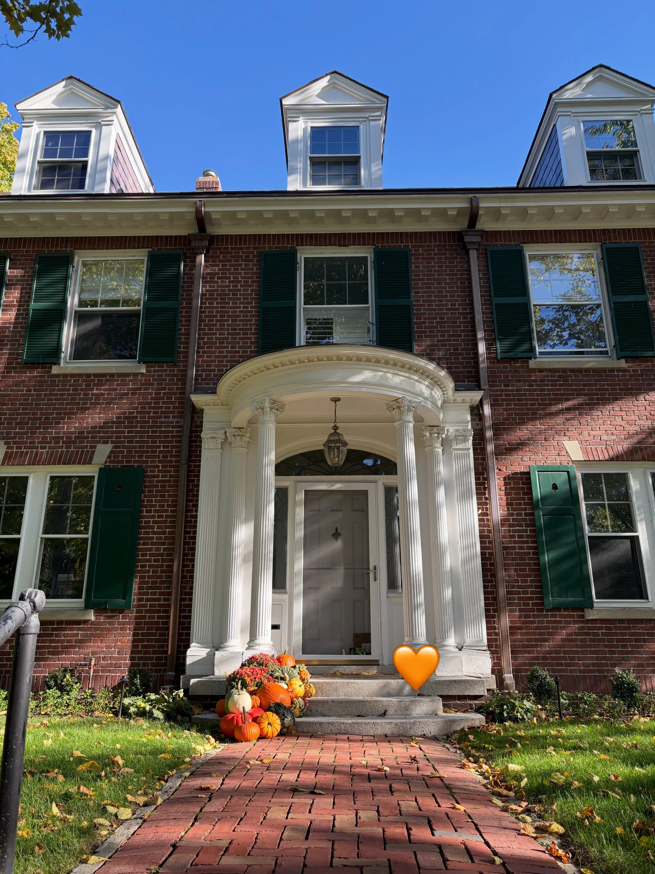 Does it get any better than Fall in Boston? We loved adding Fall color to these beautiful Boston brownstones.