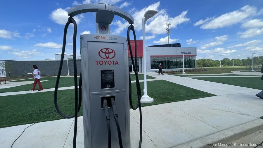 Memphis Business Journal – Local Toyota dealership keys in on EV chargers, solar farm to go green