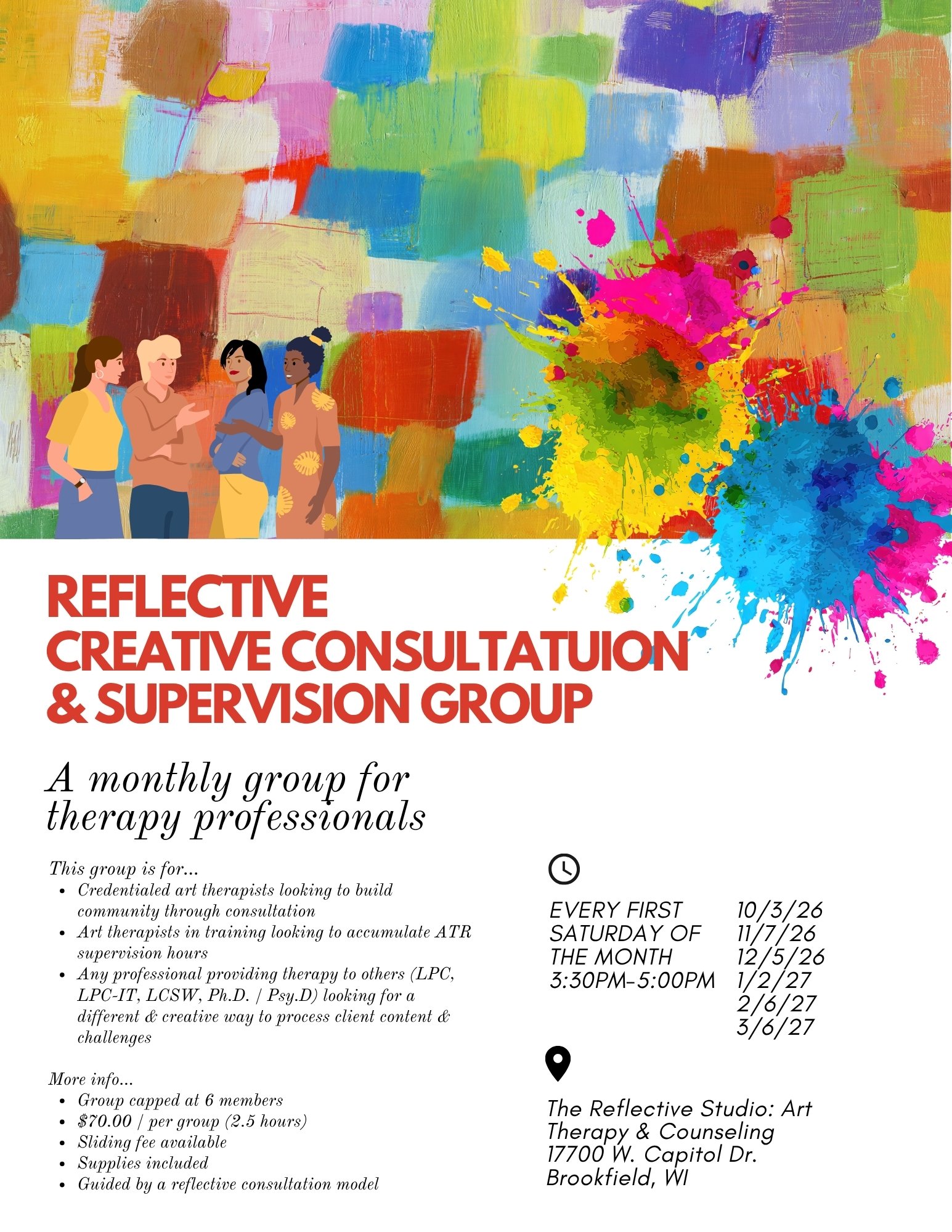 Reflective Creative Consultation & Supervision: 6 Group Bundle ($20 Savings)