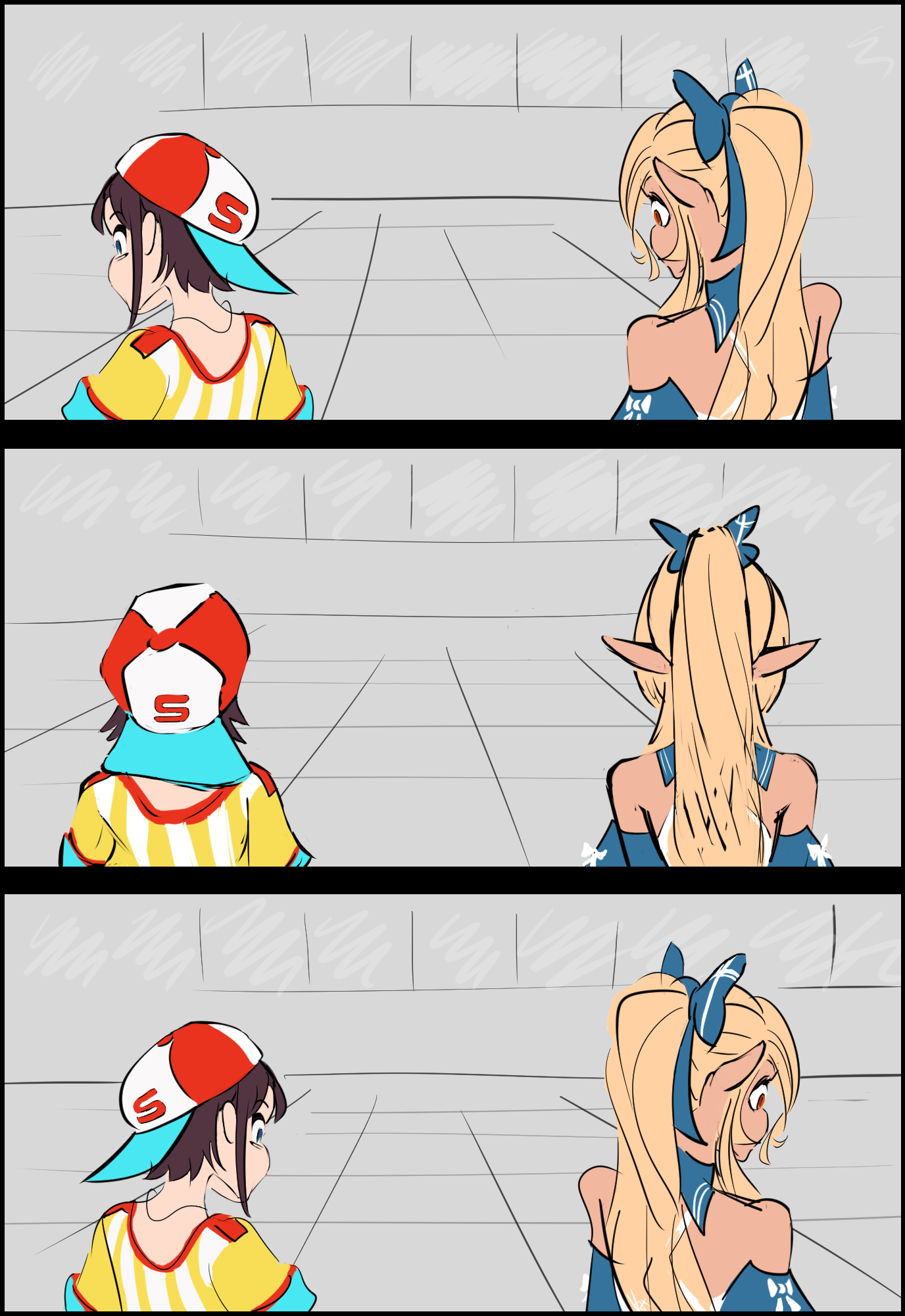   shiranui flare, oozora subaru 