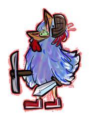   aishii ai, chicken jockey 