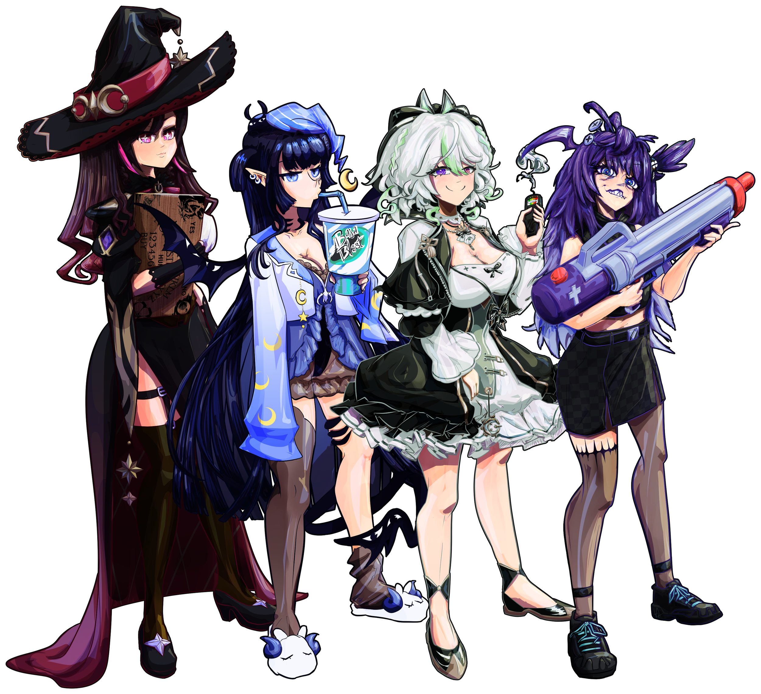   yumi the witch, rem kanashibari, dr.nova(e), alias anono 