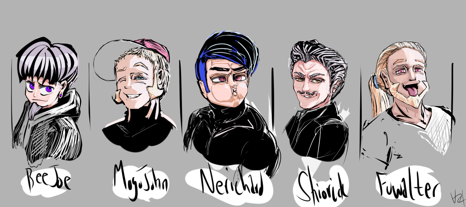  shiori novella, nerissa ravencroft, fuwamoco, koseki bijou 