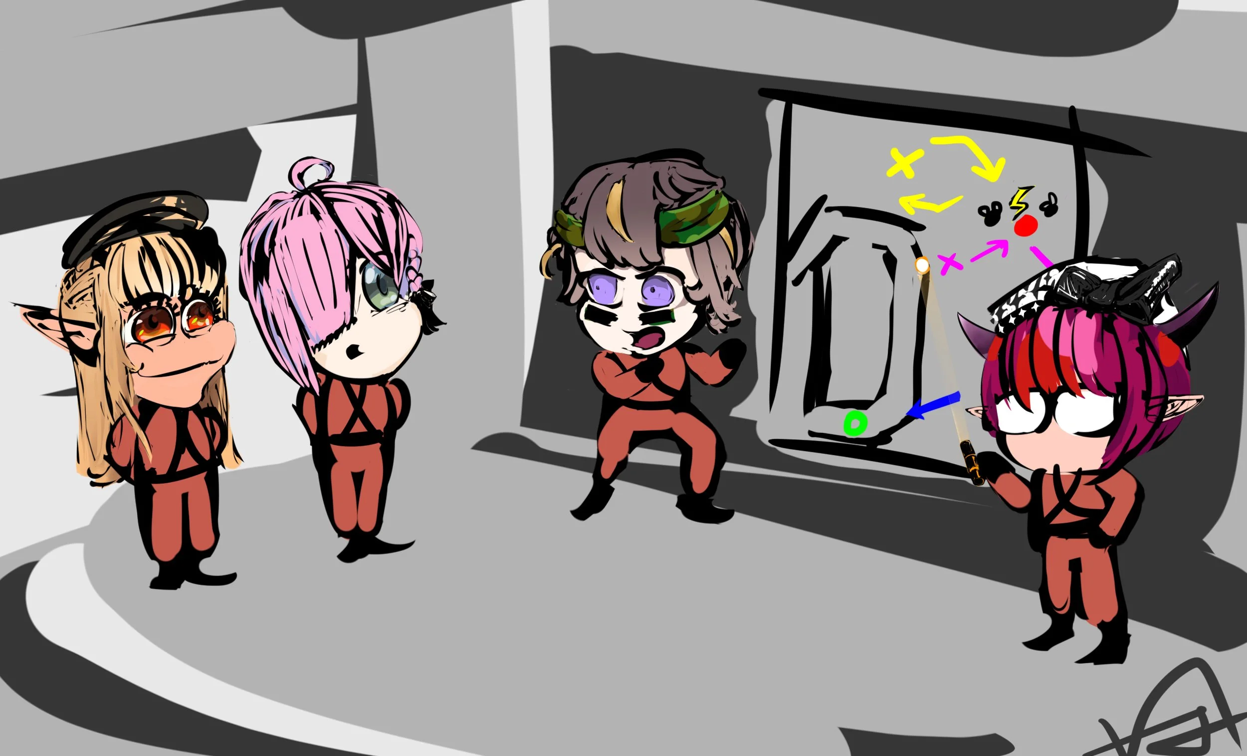  shiranui flare, himemori luna, anya melfissa, irys 