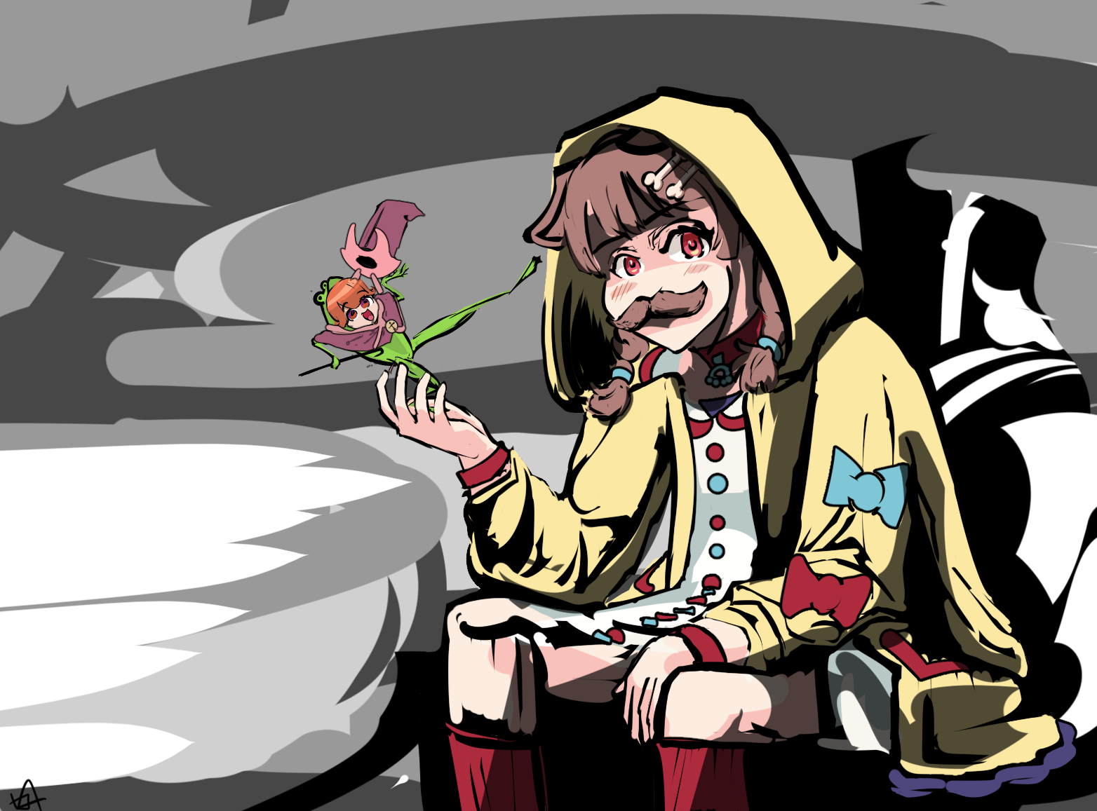  takanashi kiara, inugami korone 