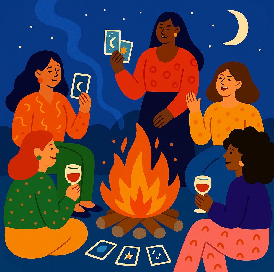 Moonlit Fire Pit & Tarot Night