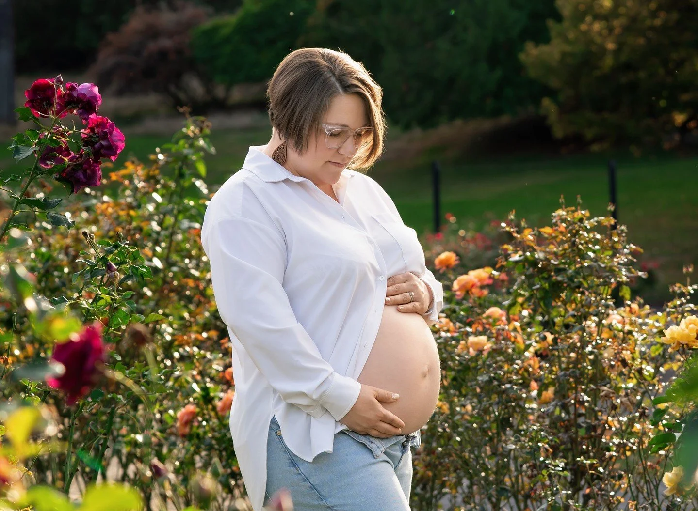 The simplicity of a white shirt... there is so much beauty in growing life...