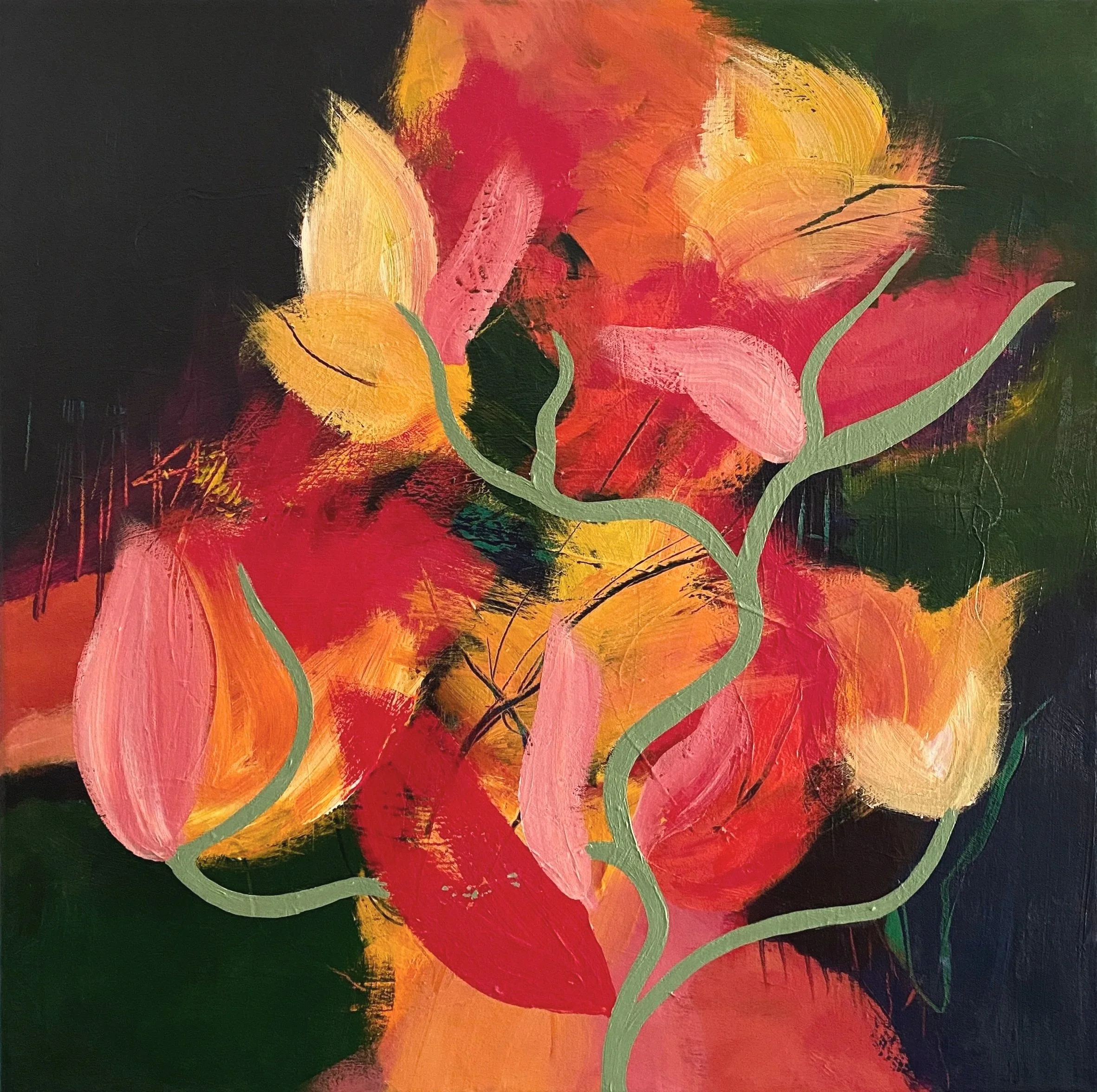 Afterglow 
51x51cm