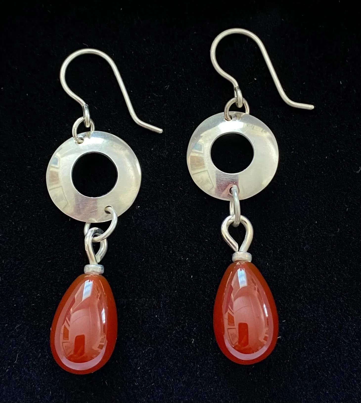 Carnelian Drop Earrings