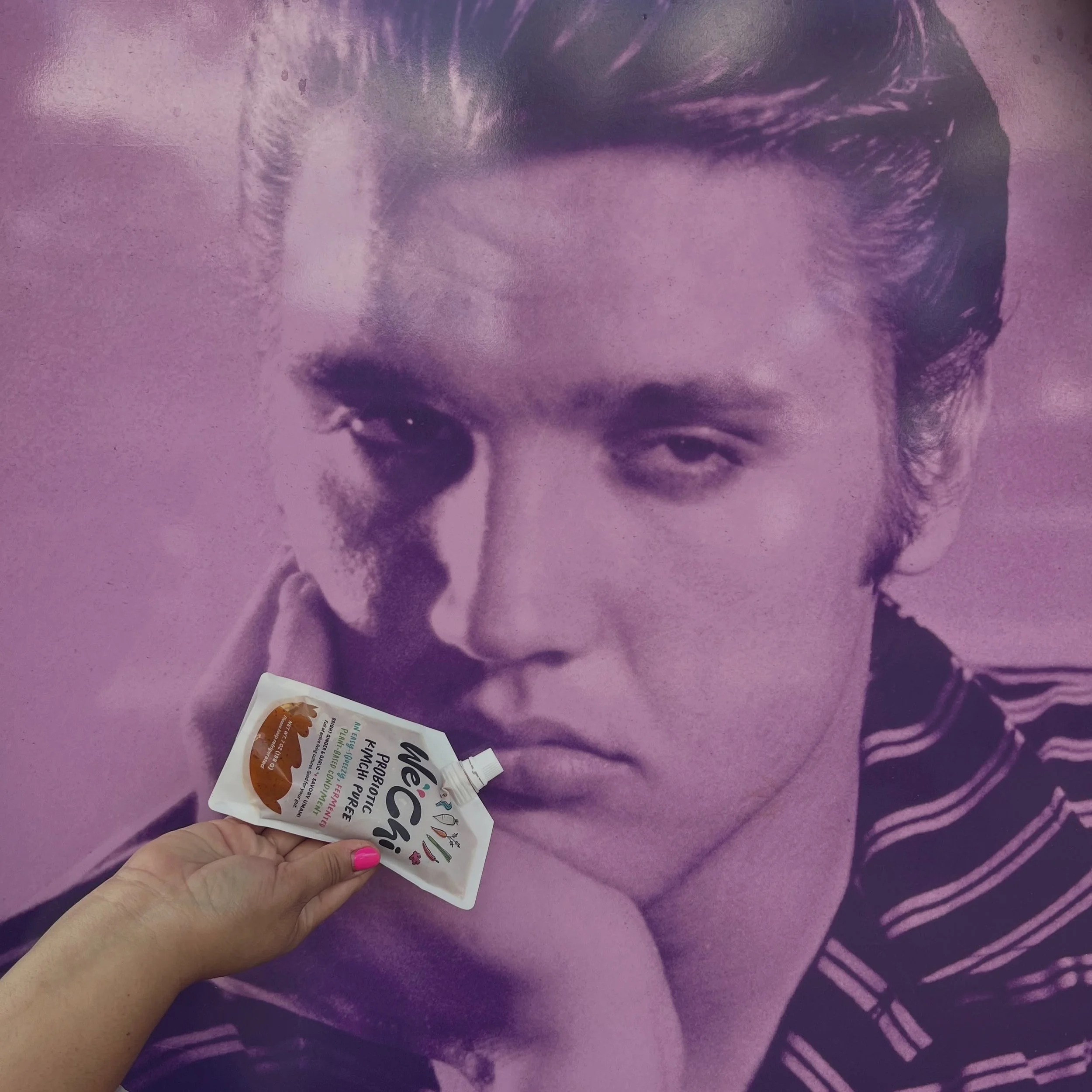 The king of condiments? 🤔 We certainly think so 😂 Grab some and let us know what you think! 👅💦 
. . .
Tap the link in bio to get 20% OFF thru the end of the month 👏 
. . .
#eatwechi #theking of #condiments #elvis #probioticfoods
