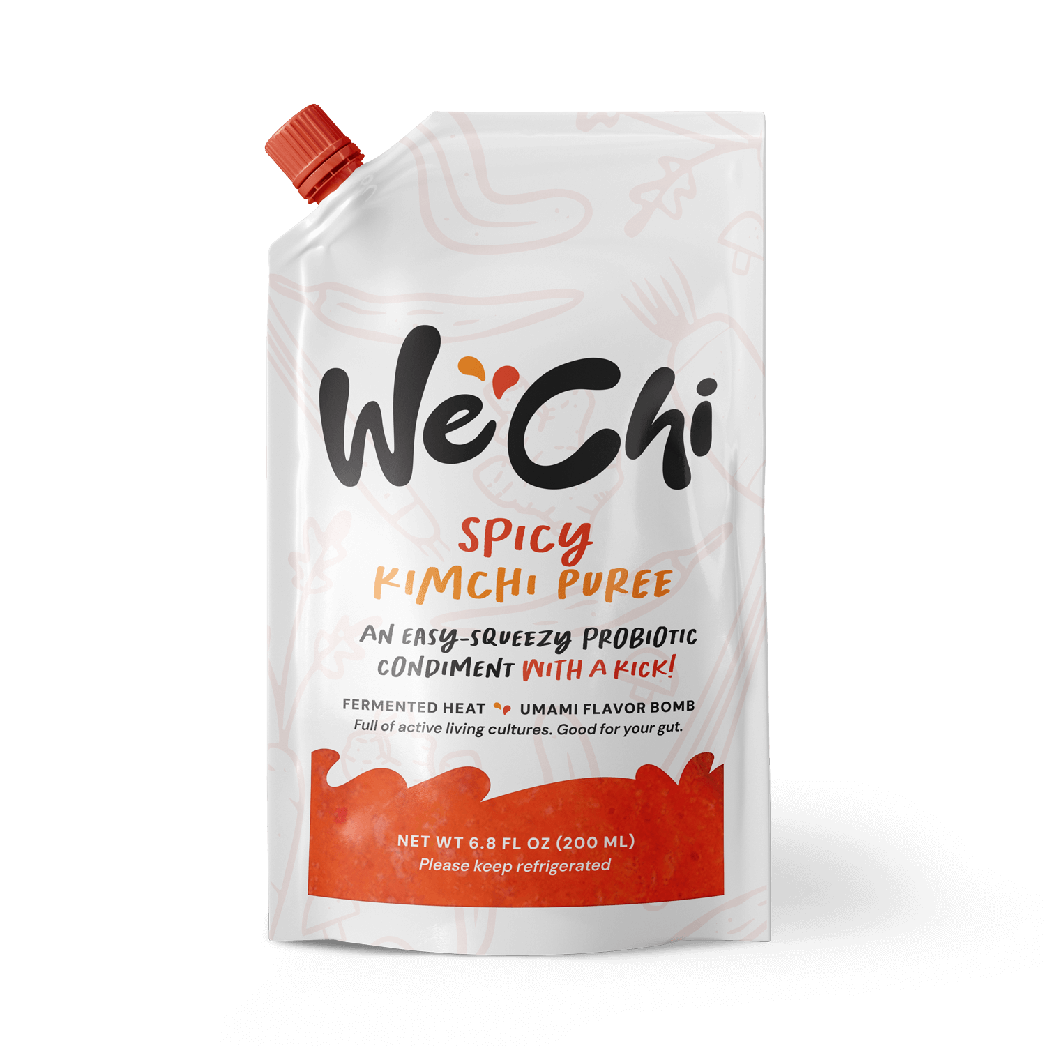 WeChi Spicy Kimchi Puree Squeeze Pouch