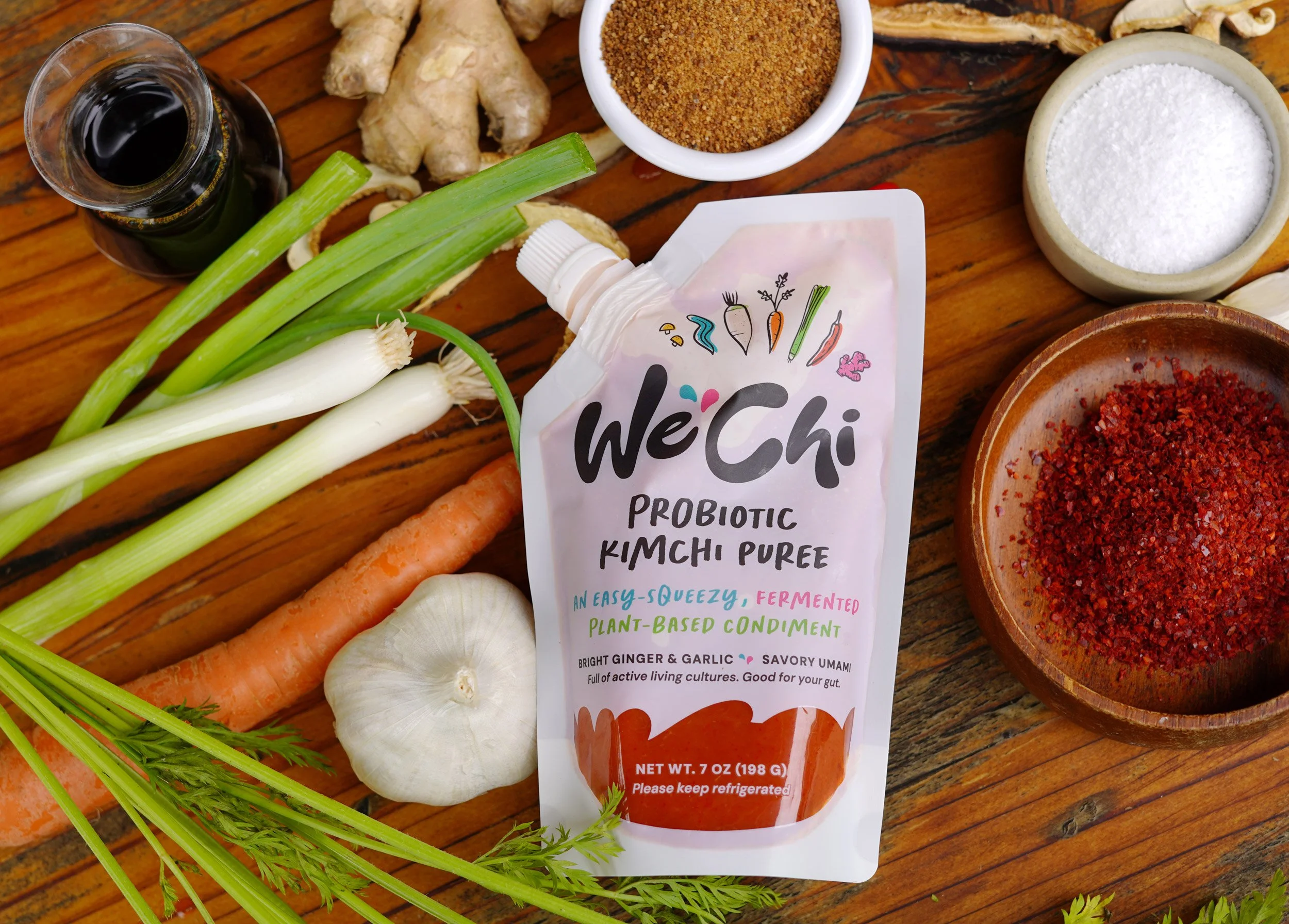 The Original Kimchi Puree in a Squeeze Pouch