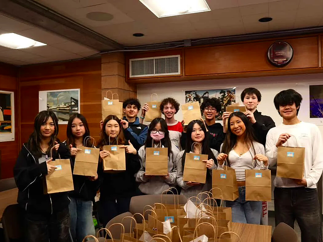 The WYWA Care Bag Campaign: In collaboration with Lowell Key Club, Lowell WYWA organized a service workshop where students assembled 35+ care bags filled with essential items and handwritten notes. The baskets were donated to a women’s domestic viole