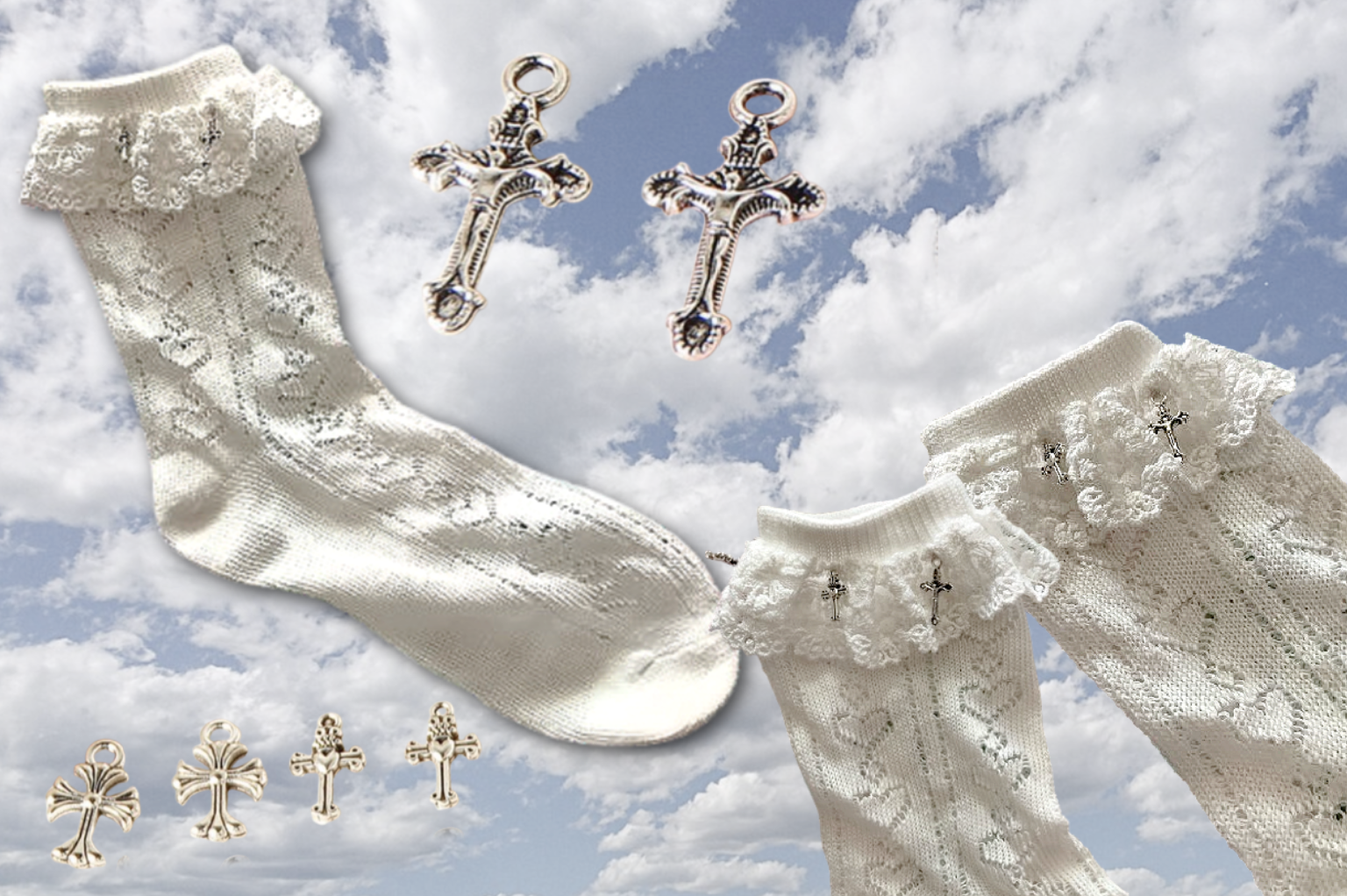 SUNDAE*BUNNY Church Girl Lace Socks