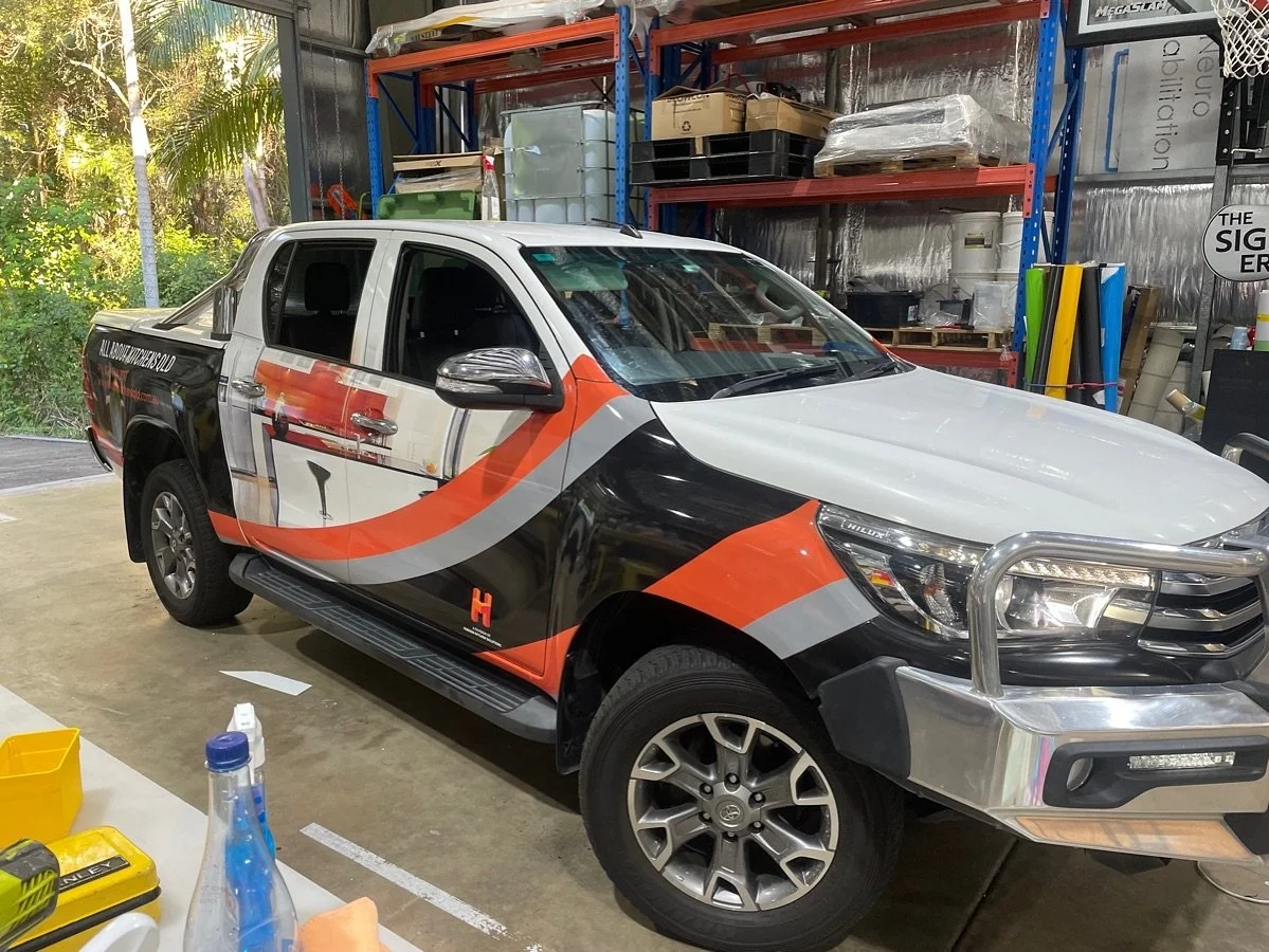 5 year old wrap removal and re wrap for @thesignery.studio 🤙
Thanks to Aeron for getting me on the job