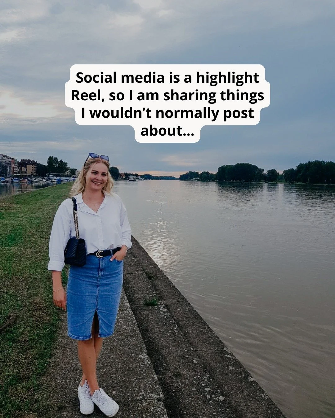 The reminder I know you need: social media makes it look like everyone has life figured out. But you can&rsquo;t compare yourself to someone else&rsquo;s highlight reel.

So to interrupt your scrolling and remind you that you&rsquo;re not behind&hell