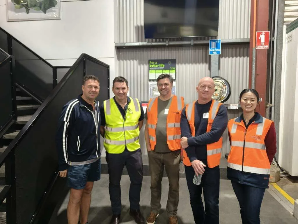  (L-R) General Manager of Fragapane Farms, Joseph Fragapane; ASII Chief Operating Officer, Andrew Beveridge; ASII Senior Earth Observation Specialist, Fabrice Marre; ASII Commercial Director, Cameron Stevenson; and Fragapane Farms Senior Account Mana