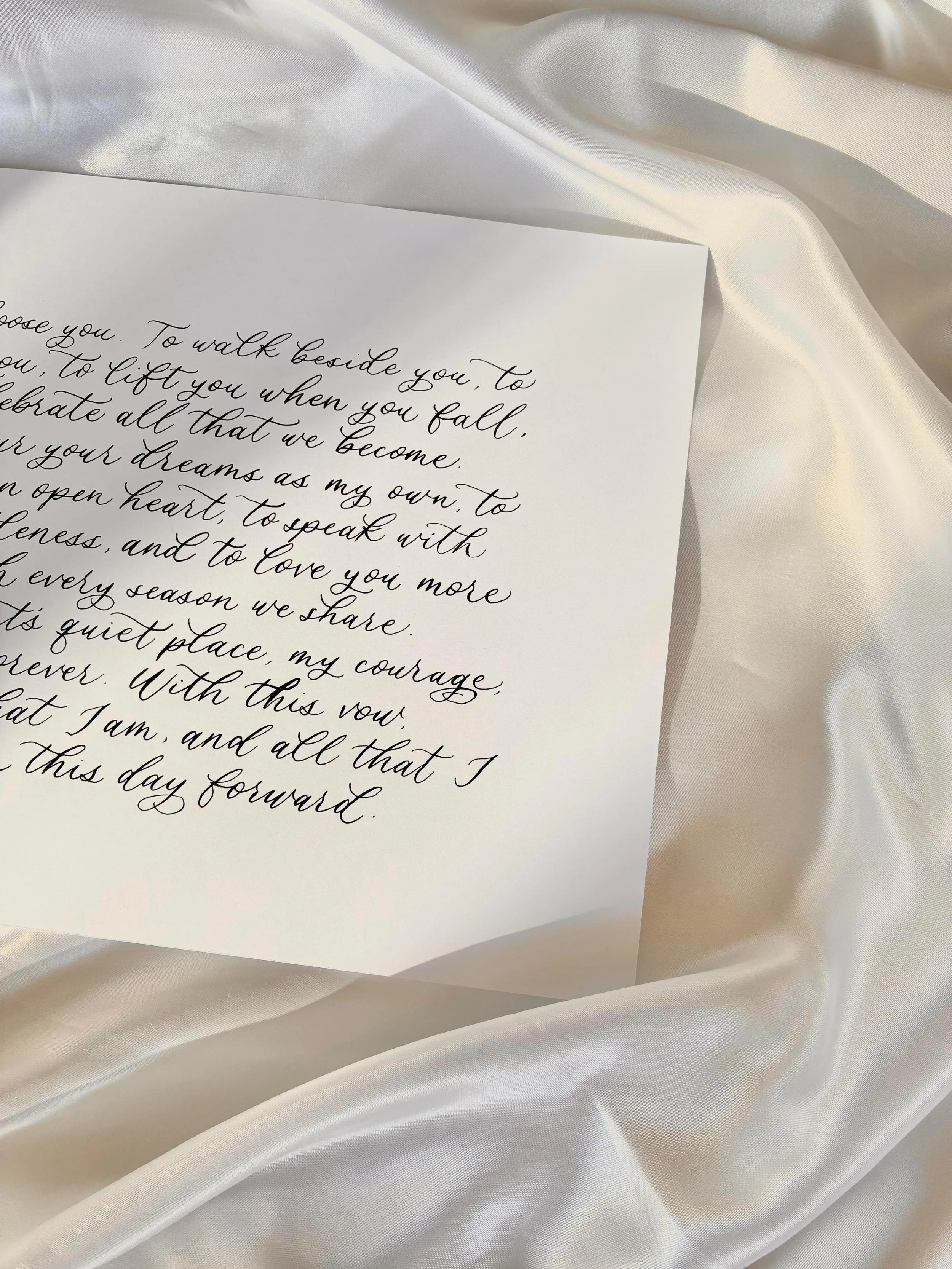In collaboration with Abbie from Alabaster &amp; Ink, I now offer a bespoke collection of add-on items to enhance your wedding day experience and leave you with everlasting keepsakes. 

Abbie is an Adelaide-based calligrapher and engraver. With all h