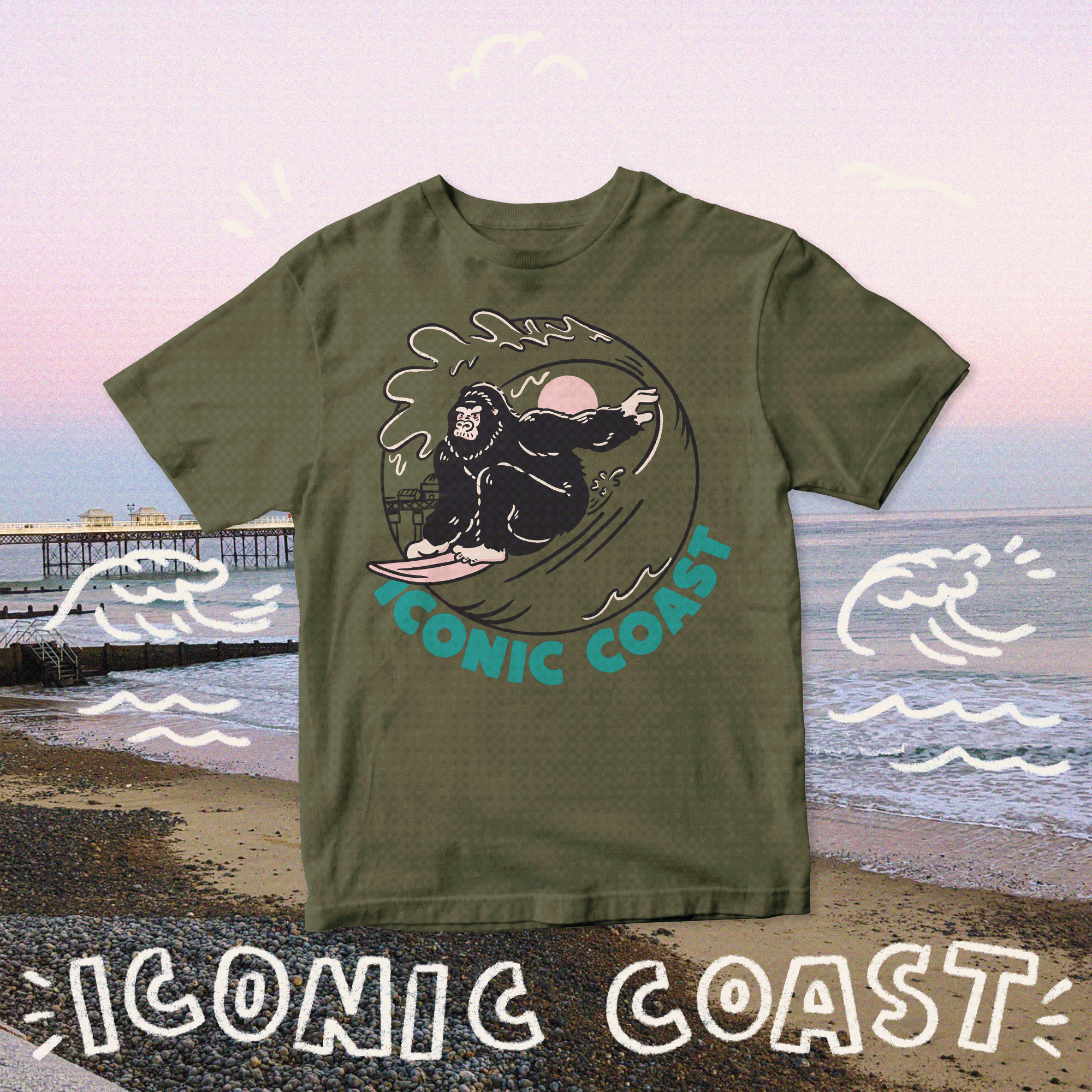 Iconic Coast T-shirts
