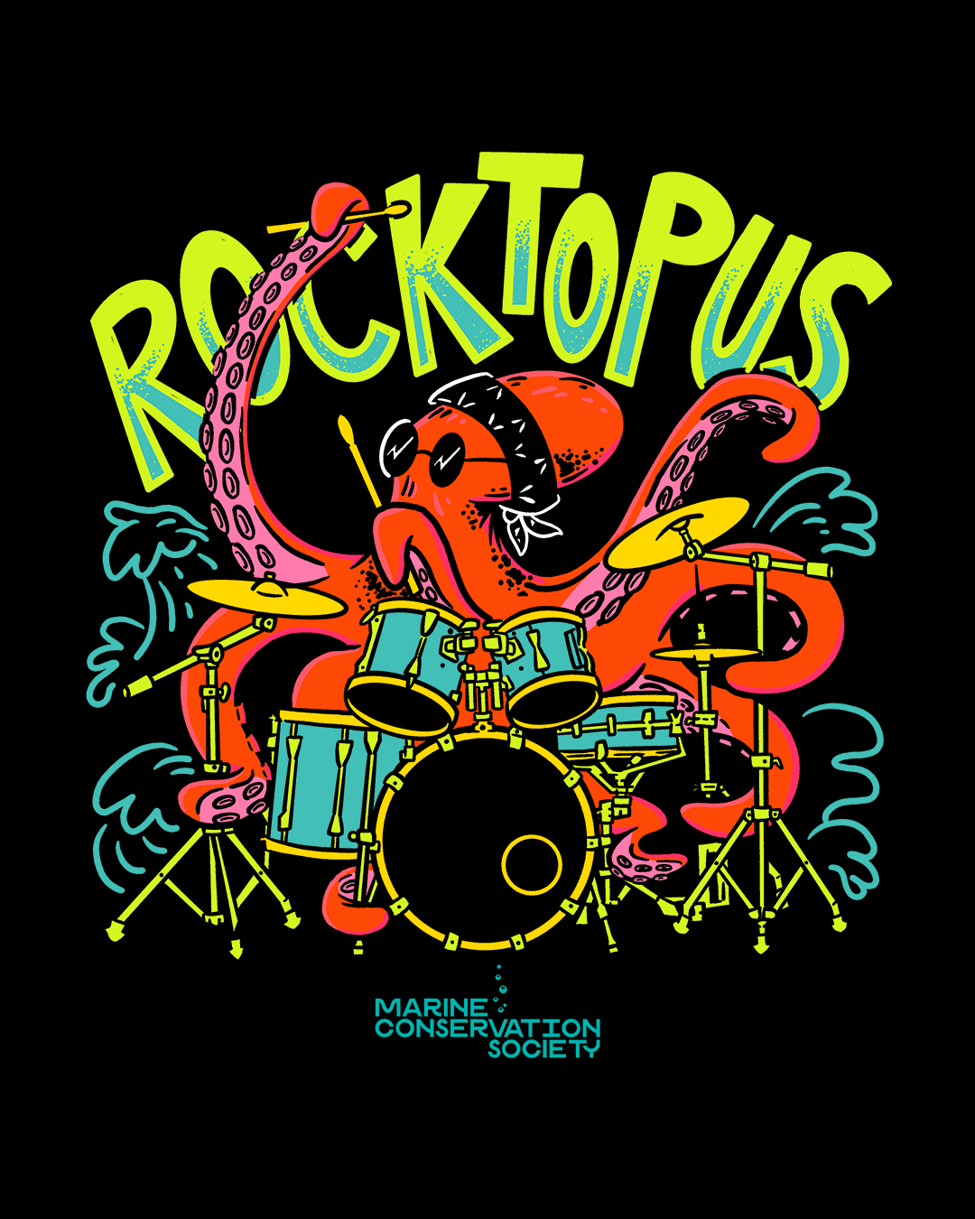 Marine Conservation Society - Rocktopus T-shirt