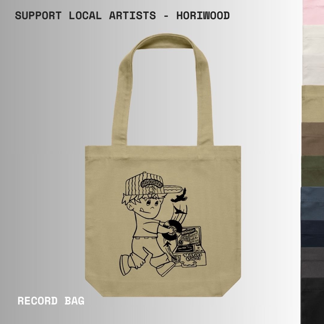 Support Local Artists - HoriWood (Record Bag)
