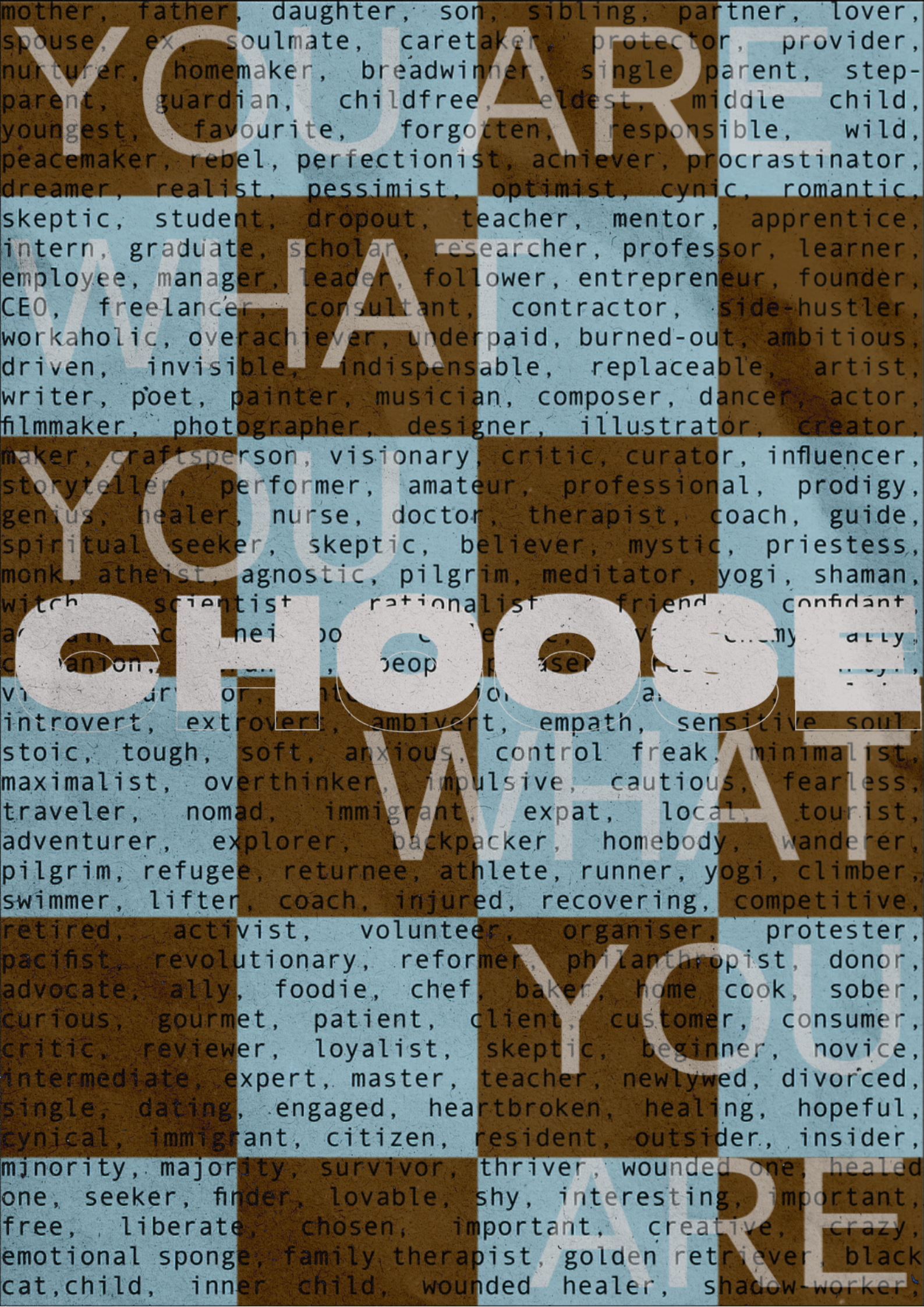 CHOOSE. ArtPoster 26´
