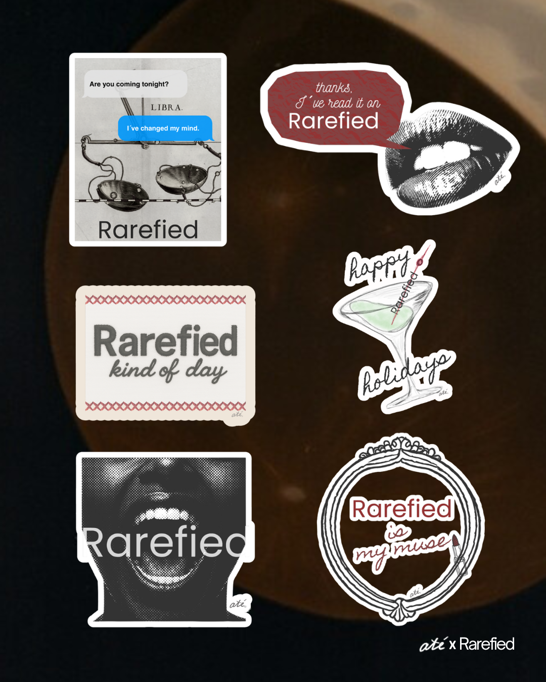 ATÉxRarefied Holiday StickerPack