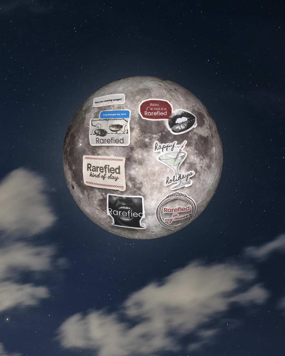 ATÉxRarefied StickerMoon