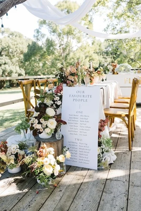 Rustic Outdoor Wedding Inspiration: Long Tables, Wooden Chairs &amp; Effortless Elegance