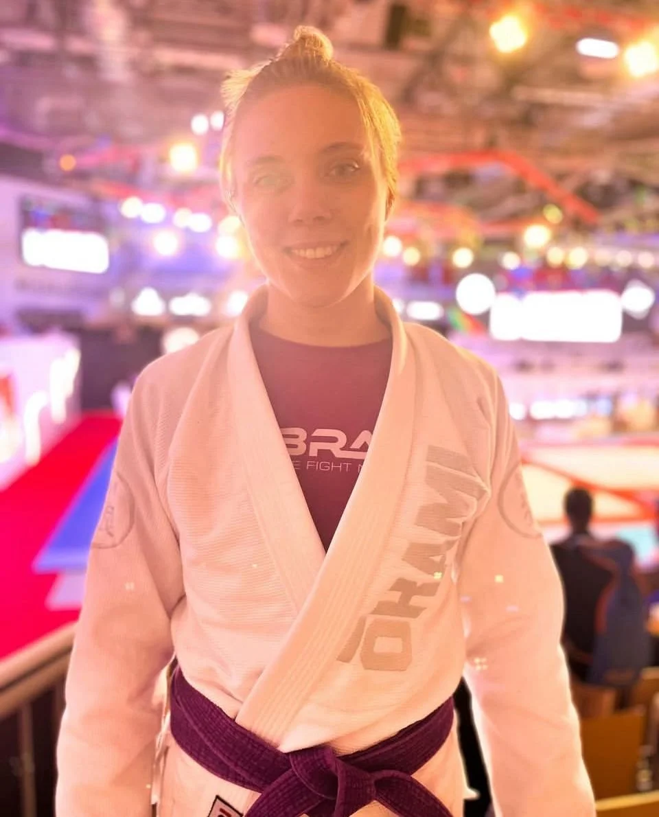 Jenny Beste at AJP worlds in Abu Dhabi