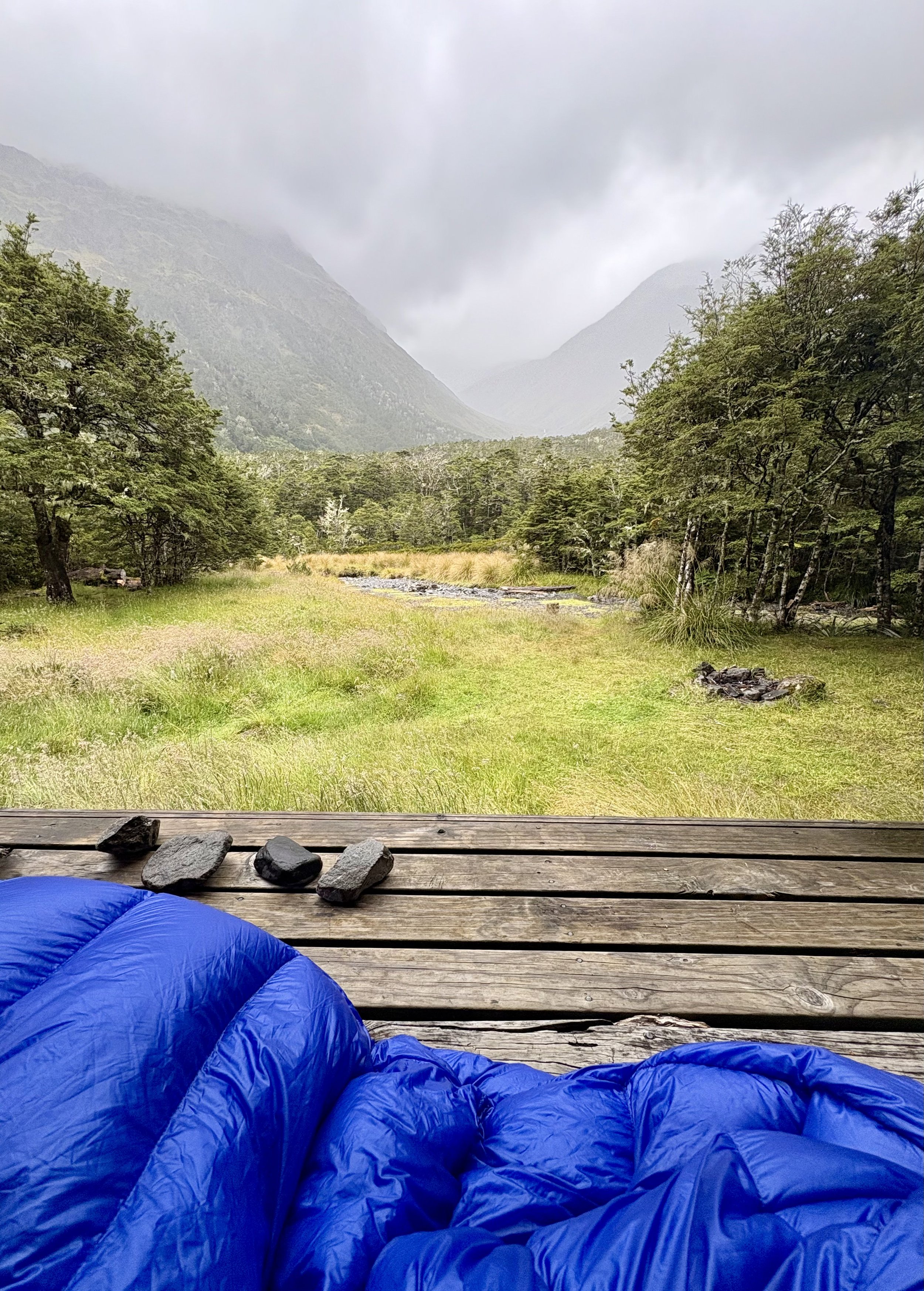 Kiwi Ultralight Quilt Ada Pass DOC Hut.jpg