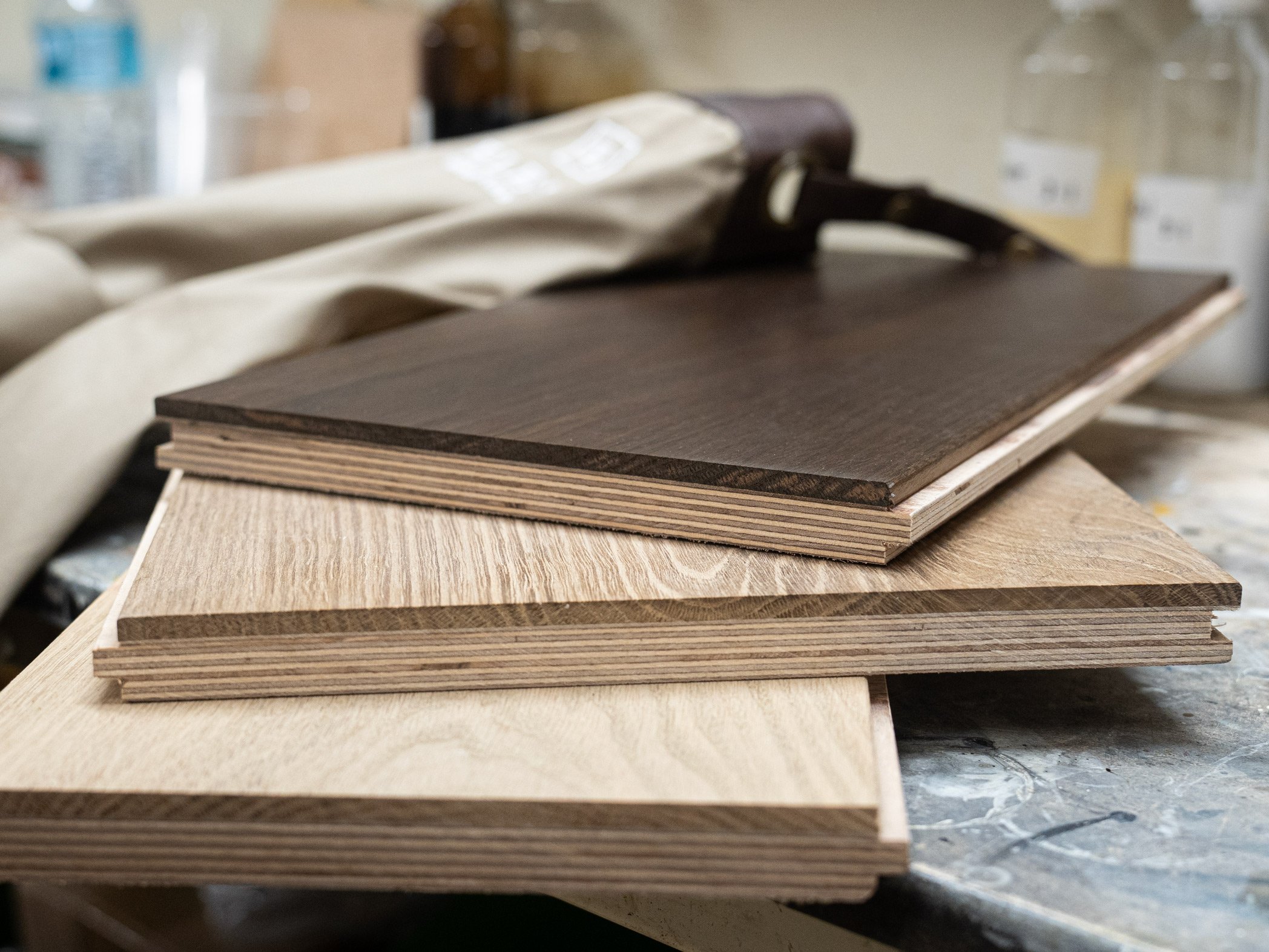 Smoking levels of wood flooring