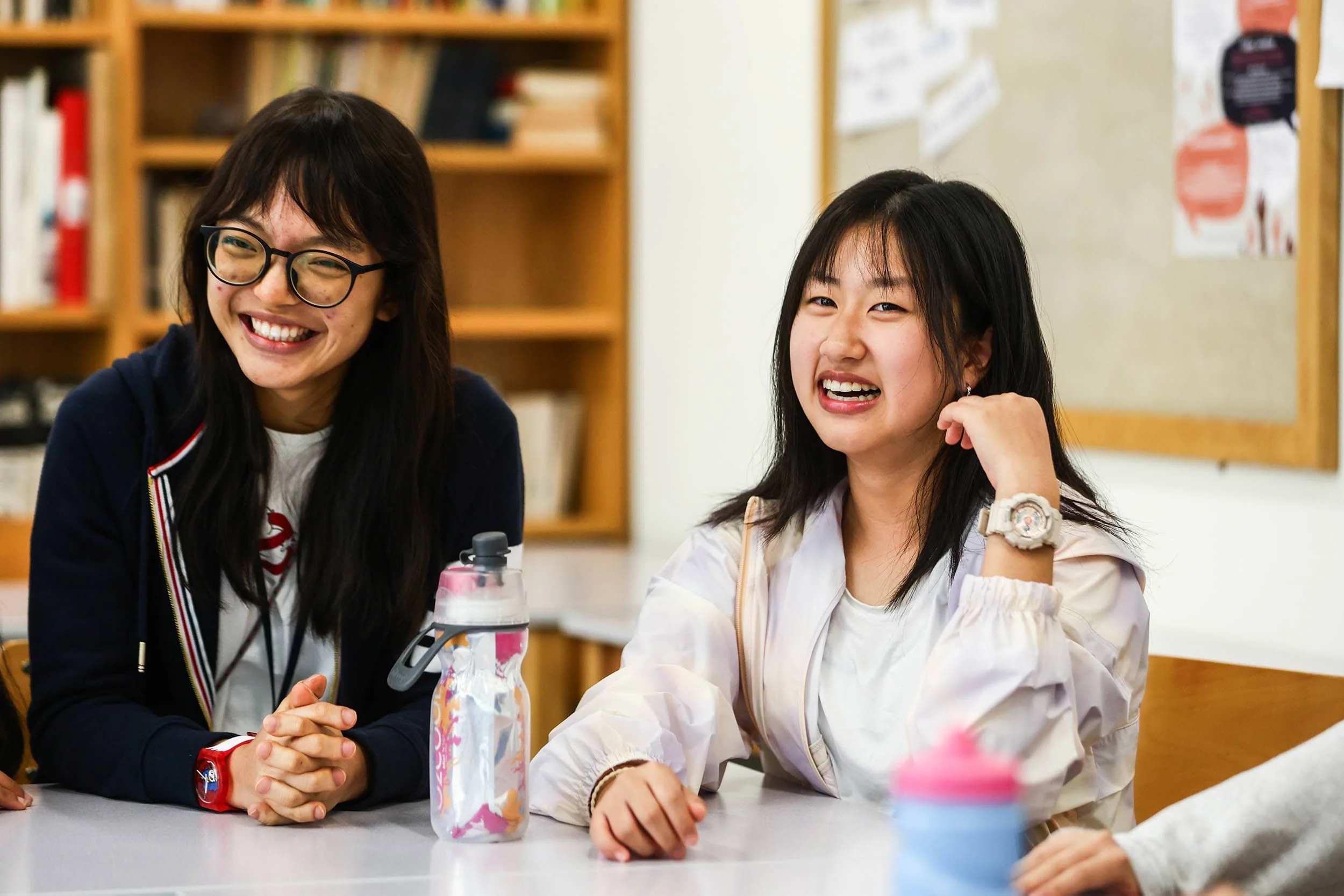 Girls in EFL lesson at Winchester College Summer Programme