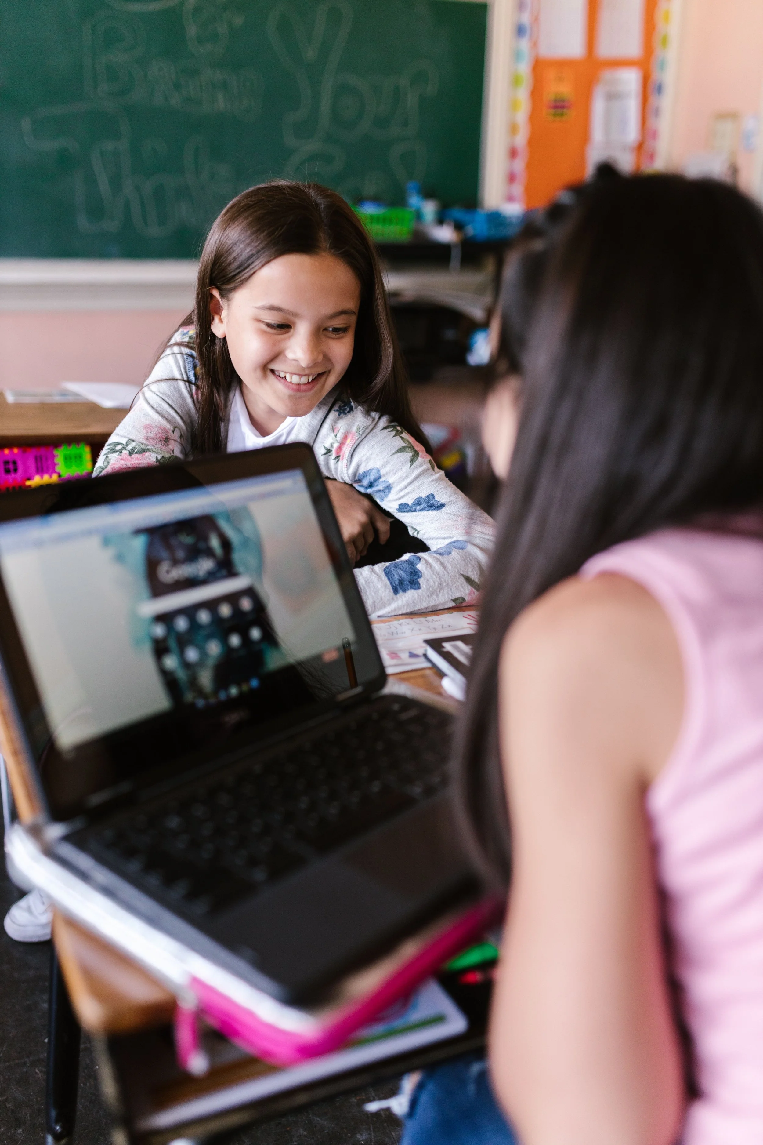 Students in class discussion