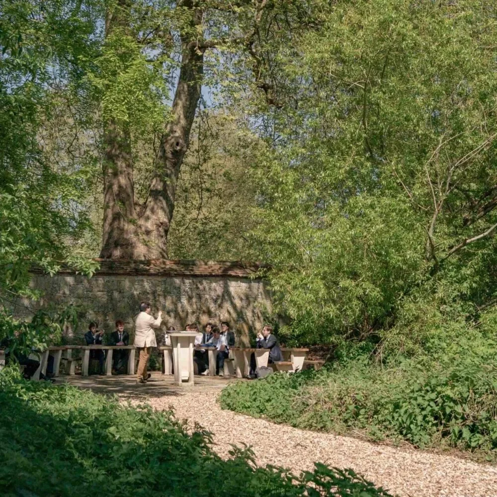 Outdoor classroom at Winchester College