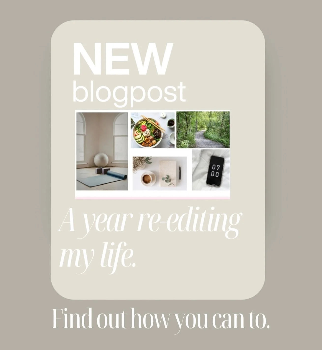 A year ago, I decided to re-edit my life.
No drama &mdash; just honesty, change, and choosing the version of me I actually wanted to be.
Today, the first Lavie Edit article is live.
If you&rsquo;re ready to make small edits that create a better life,