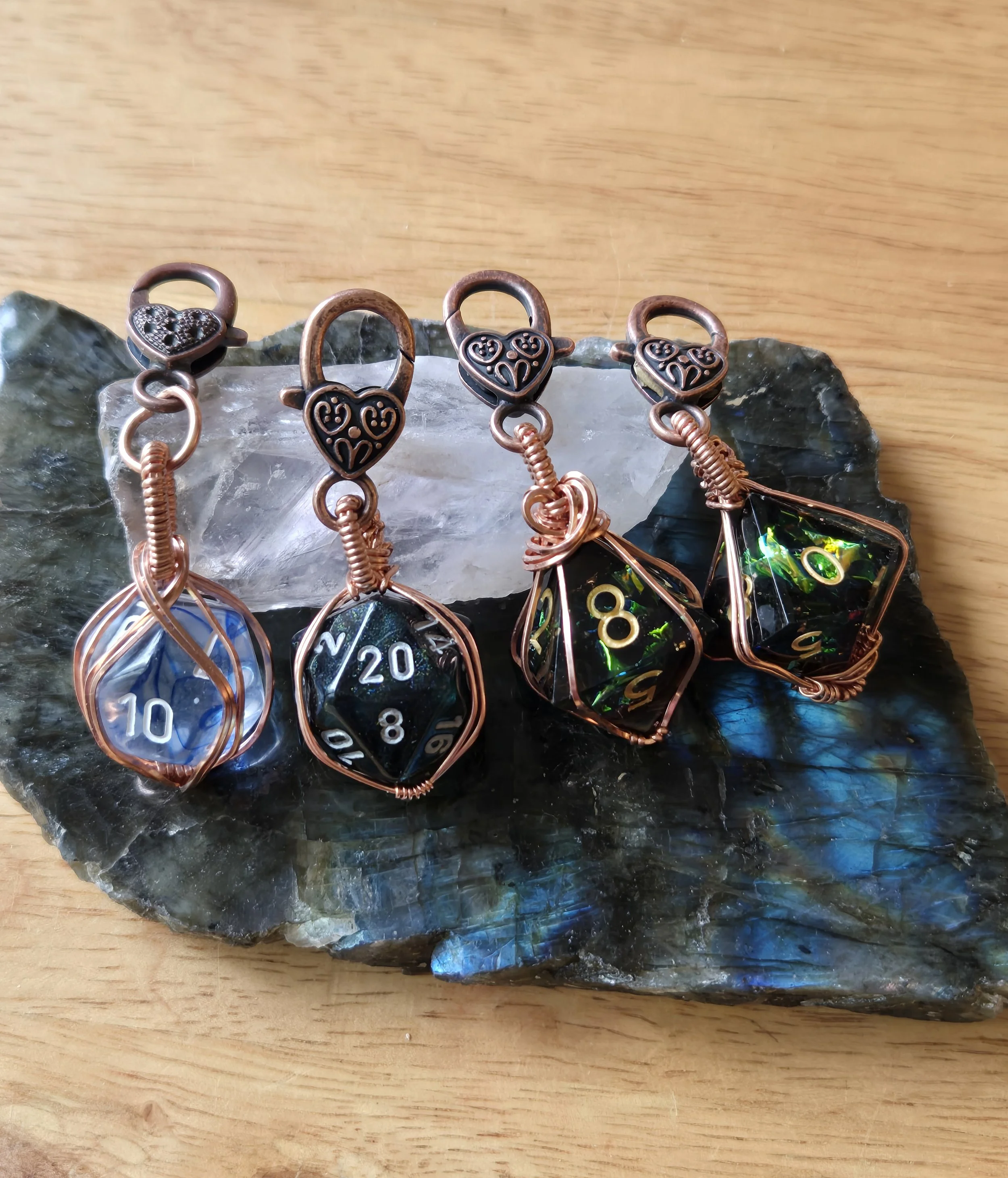 Dice Zipper Pull, Keychains