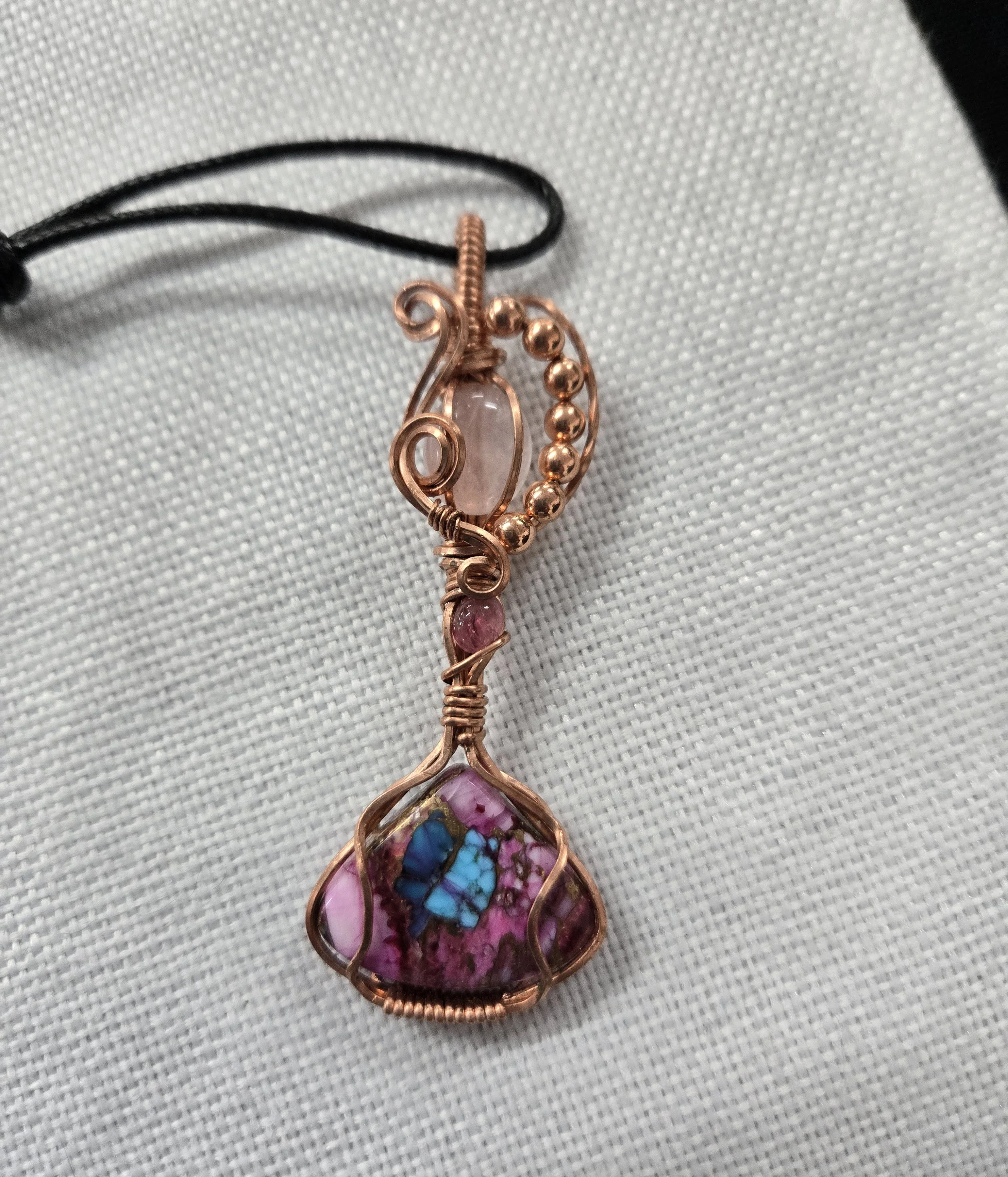 Spiney Oyster, Rose Quartz,  Pink Tourmaline