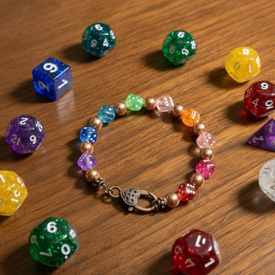 DND Dice Bracelet