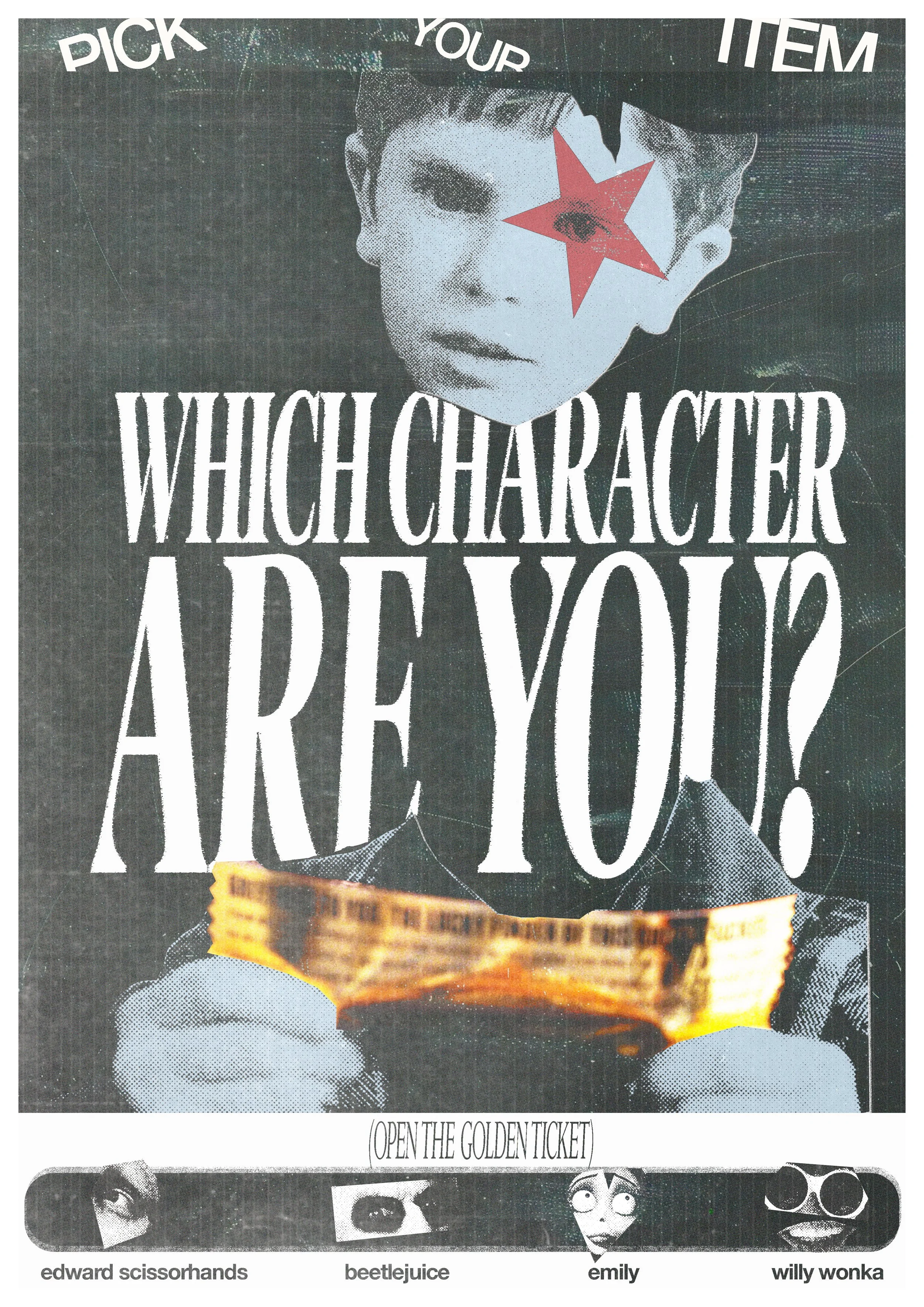 WHICH CHARACTER ARE YOU ?