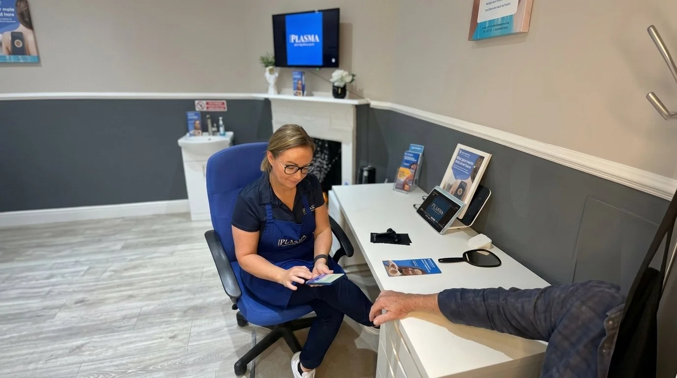 Jemma Bamford Plasma Pen Fibroblast skin tightening in lisburn northern ireland