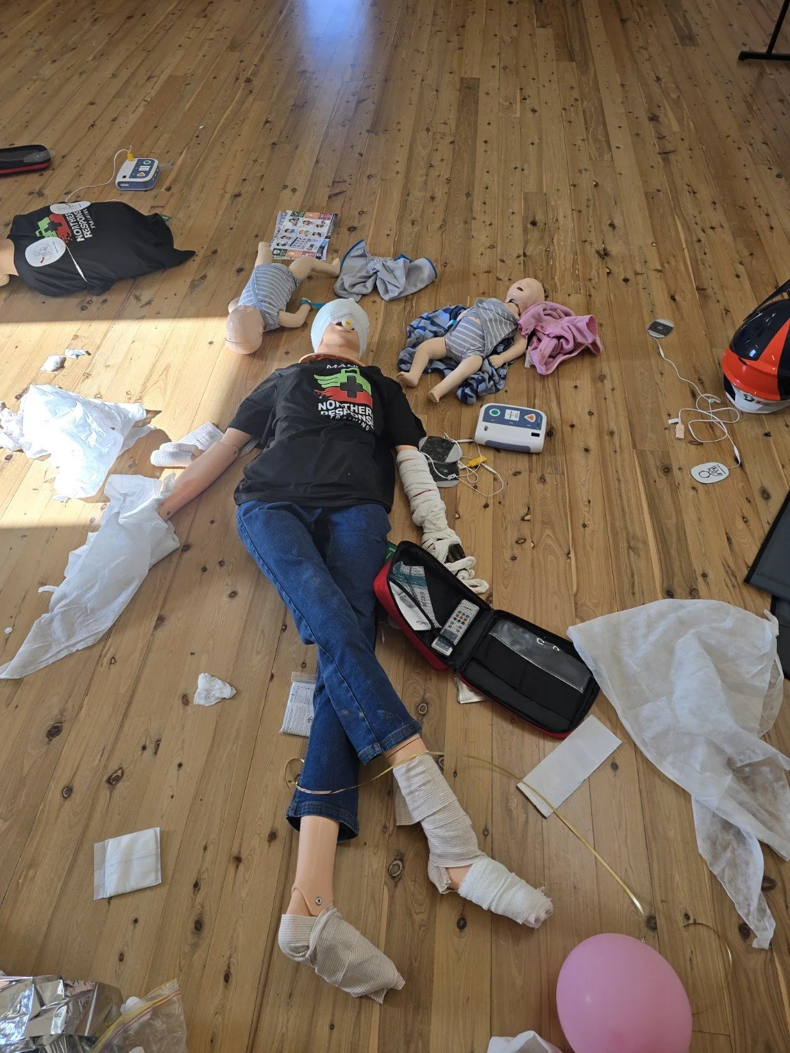 Manny after one of our Kids First Aid classes