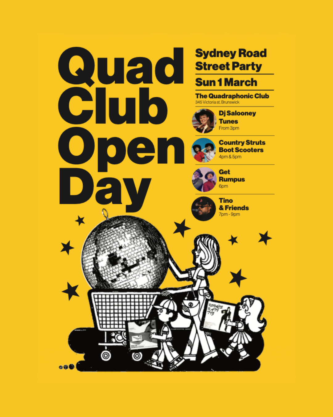 Quad Club Open Day - Sydney Road Street Party