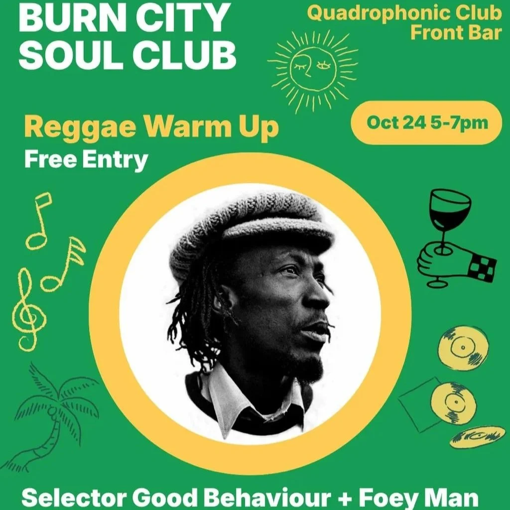 Vintage reggae selections from Selector Good Behaviour + Foey Man