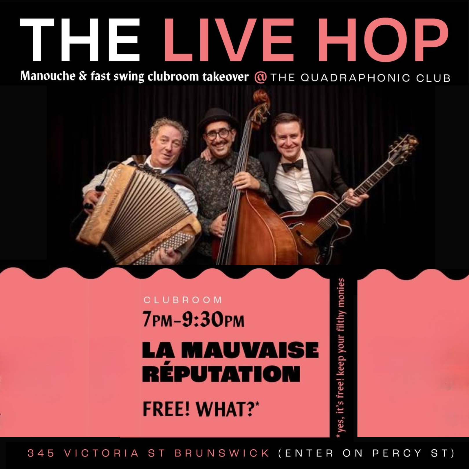 Wednesday Night Hop Presents La Mauvaise Réputation