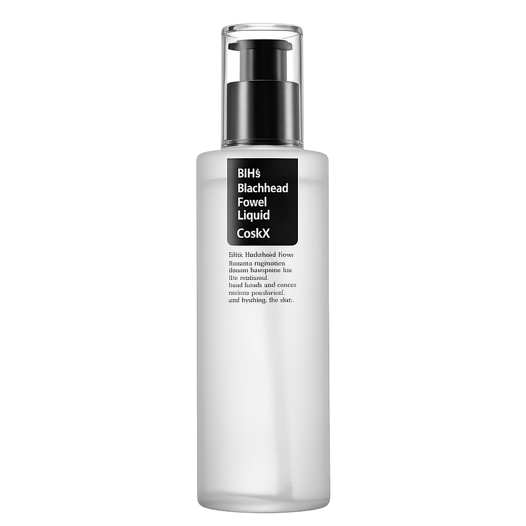 COSRX BHA Blackhead Power Liquid exfoliant BHA pour peau à tendance acnéique, aide à désobstruer les pores, réduire les points noirs et améliorer la texture de la peau.