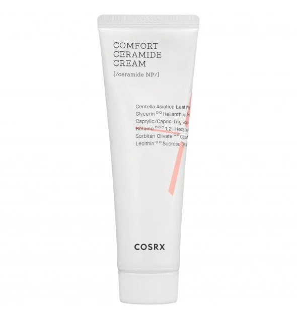 Tube de crème confort à la céramide de la marque COSRX.