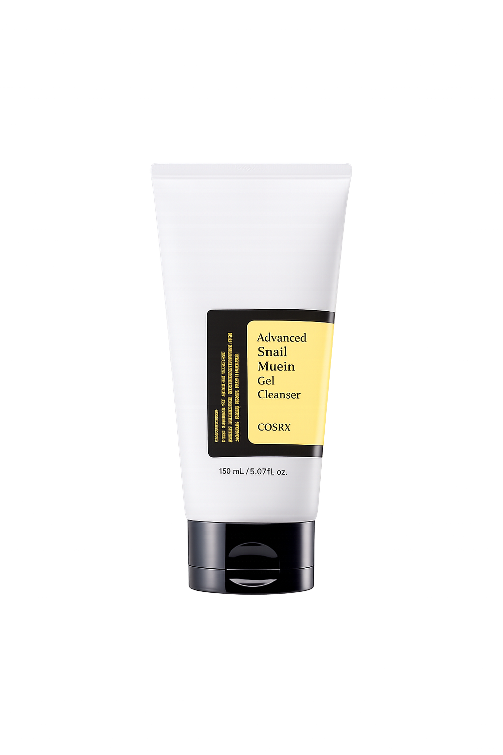 Tube de nettoyant visage à base de mucus d'escargot avancé de la marque COSRX, de 150 ml.