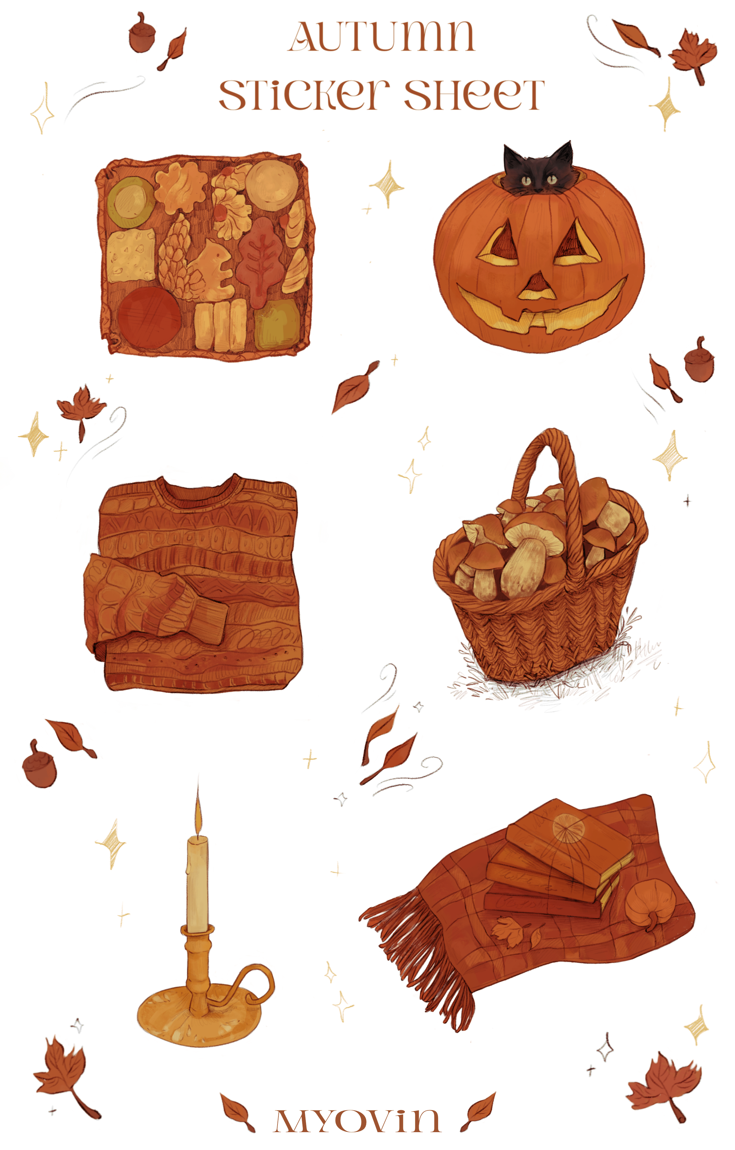 Sticker Sheet 'Autumn'